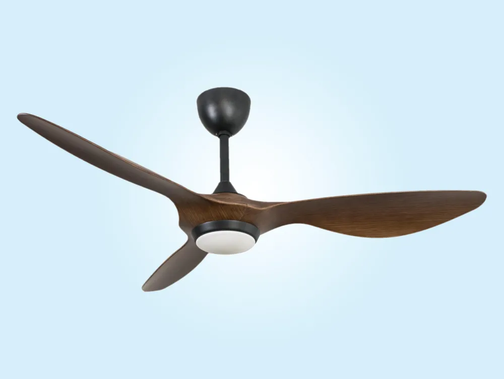 Ventilador de techo ø132 cm con LED y Wi-Fi reutilizable hypersilence