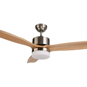 Ventilador de techo ø132 cm con LED y Wi-Fi invertible hypersilence