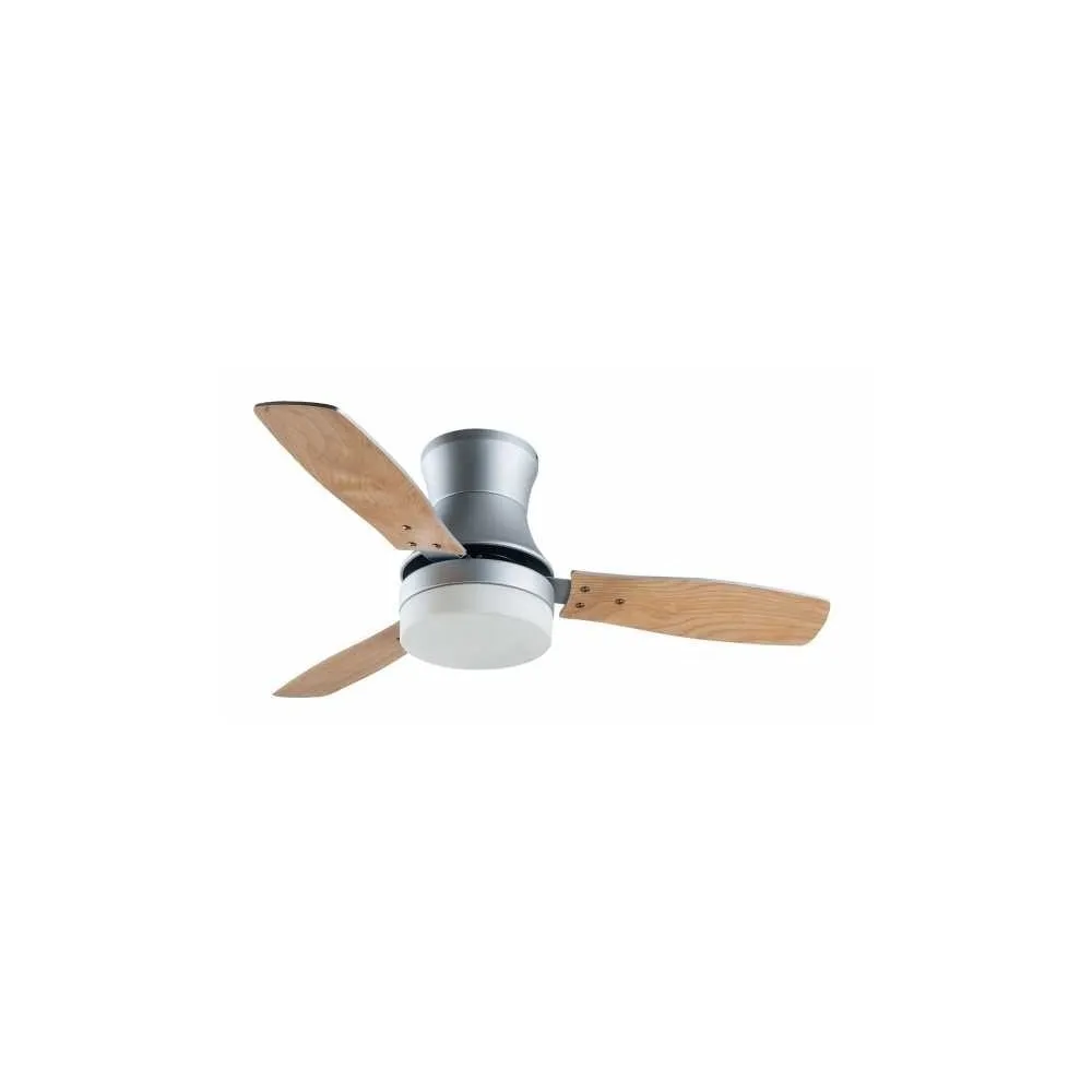Ventilador de techo buran color niquel Ventilador Oscilante