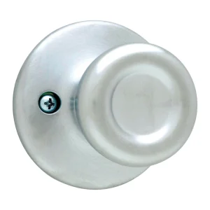 Perilla de control de acero cromado satinado Tylo de Kwikset para diestros o zurdos