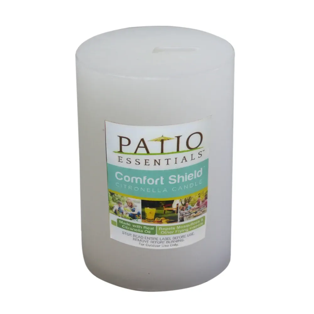 Cera para velas Patio Essentials para mosquitos y otros insectos voladores, 8 oz (paquete de 16)