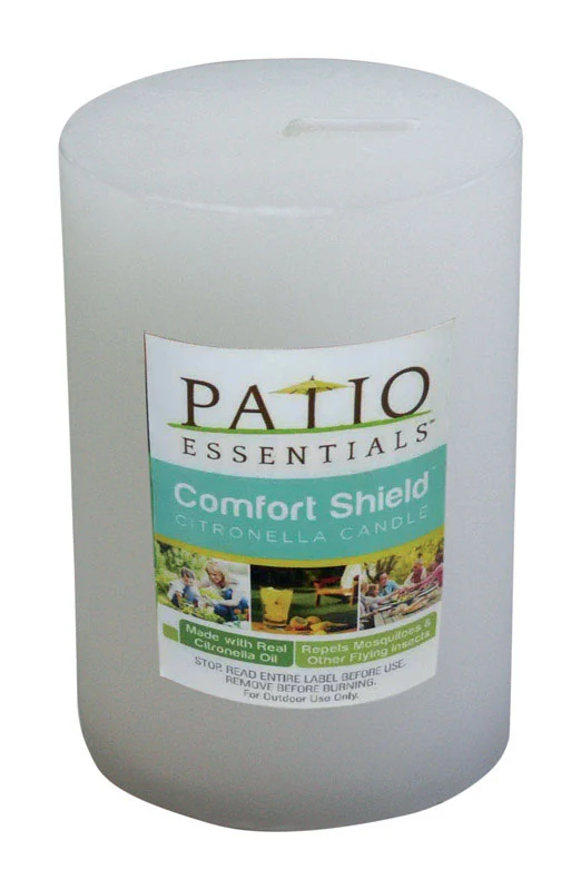 Cera para velas Patio Essentials para mosquitos y otros insectos voladores, 8 oz (paquete de 16)