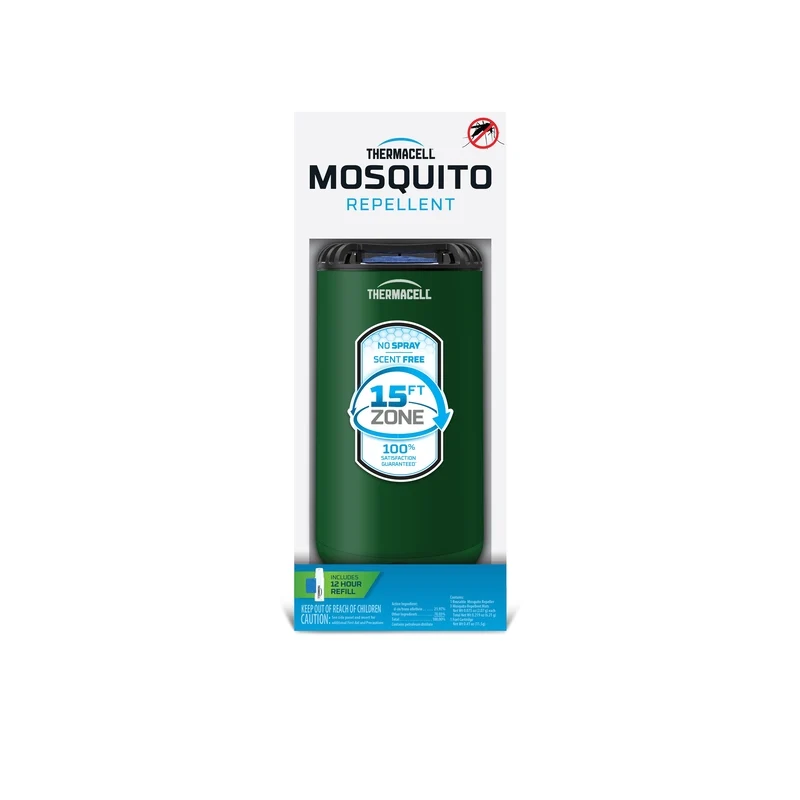 Dispositivo repelente de insectos para mosquitos Thermacell Patio Shield, paquete de 1