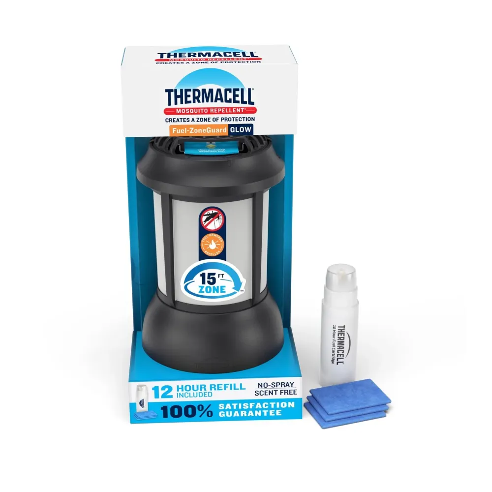 Repelente de insectos Thermacell Patio Shield, tipo linterna, para mosquitos y otros insectos voladores (paquete de 1)